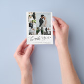 Budget 6 Foto Collage Hochzeit danke Karte (Gruppe)