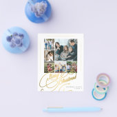 Budget 6 Fotos Weihnachtskarte Flyer (Einzeln)