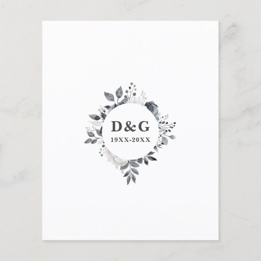 Budget 70. Hochzeitstag Blumenladen (Rückseite)