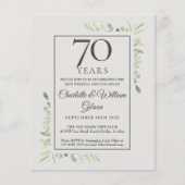 Budget 70 Jahre Grüne Einladung (Vorderseite)