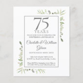 Budget 75 Jahre Grüne Einladung (Vorderseite)