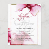 Budget aber schön Abstrakte Vivid Crimson Pink (Vorderseite)