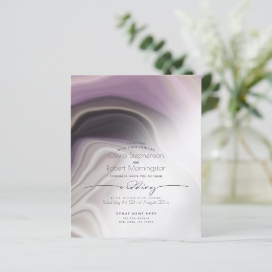 Budget aber schön Dusty Plum Agate (Stehend Vorderseite)