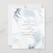 Budget aber schöne blaue Foliage Wasserfarbe (Vorderseite)