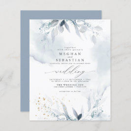 Budget aber schöne elegante blaue Wasserfarbe