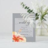 Budget aber schöne HochzeitskoralleGelber Hibiskus (Stehend Vorderseite)