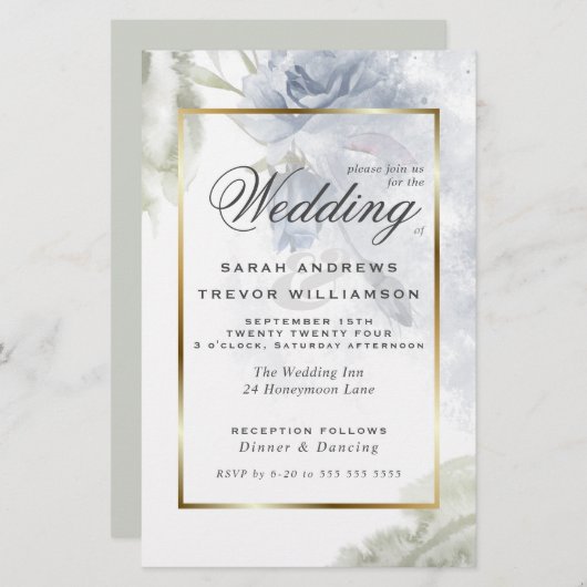 Budget, aber schöne rustikale blaue Rose (Vorne/Hinten)