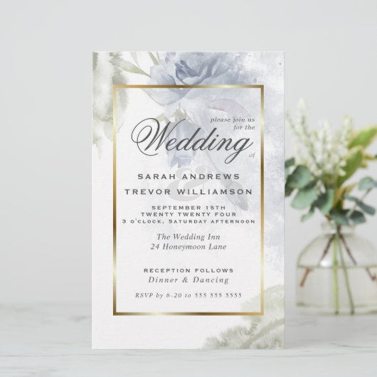 Budget, aber schöne rustikale blaue Rose (Stehend Vorderseite)