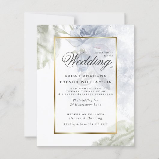 Budget, aber schöne rustikale blaue Rose (Vorderseite)