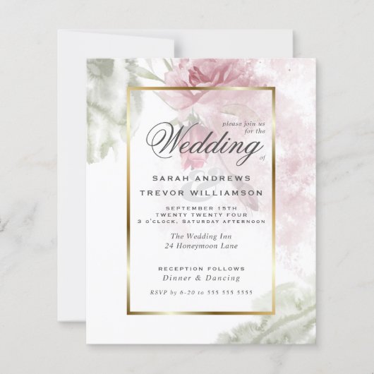 Budget aber schöne rustikale Rosen (Vorderseite)