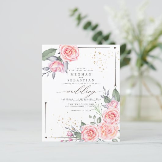 Budget aber schöne rustikale Rosen (Stehend Vorderseite)