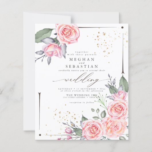 Budget aber schöne rustikale Rosen (Vorderseite)