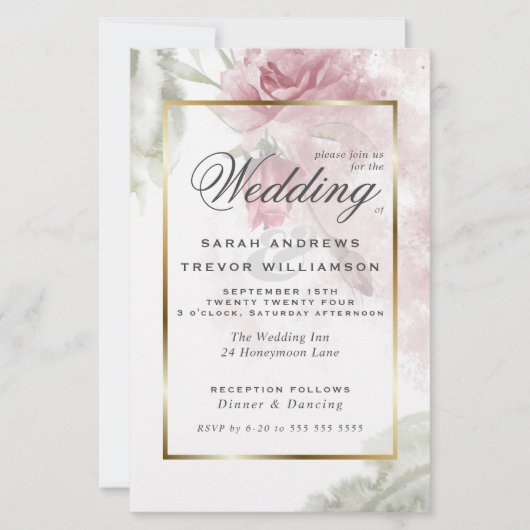 Budget aber schöne rustikale Rosen (Vorderseite)