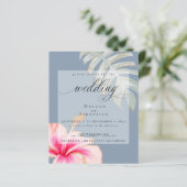 Budget aber schöner Hochzeitrosa Hibiskus (Stehend Vorderseite)