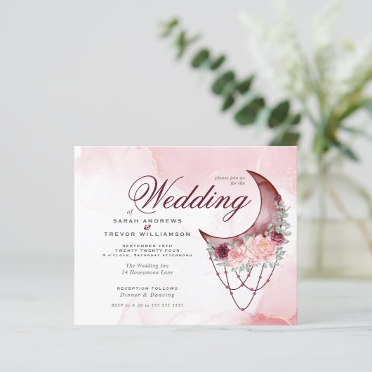 Budget aber schöner rustikaler Crescent Moon Manda (Stehend Vorderseite)