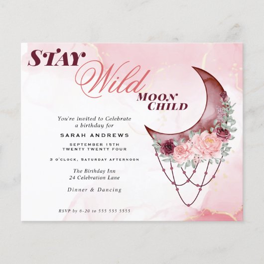 Budget aber schöner rustikaler Crescent Moon Manda (Vorderseite)