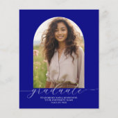 Budget Abschluss Ankündigung Foto Arch Navy (Vorderseite)