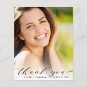 Budget Abschluss Vielen Dank für Ihr Foto (Vorderseite)