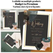 Budget Abstrakt Earth Modern Art Wedding