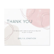 Budget Abstrakte Formen Foto Hochzeit Vielen Dank