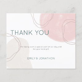 Budget Abstrakte Formen Foto Hochzeit Vielen Dank