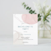 Budget Abstrakte Formen Junggeselinnen-Abschied la (Stehend Vorderseite)