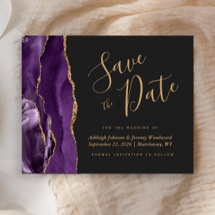 Budget Achat Lila Gold Dunkel Save the Date