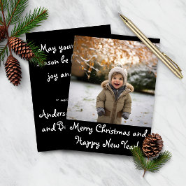 Budget Adable Holiday Foto Card