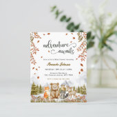 Budget Adventure Woodland Animals Baby Dusche (Stehend Vorderseite)