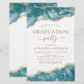 Budget Agate Abschluss 2023 Aquamarin Gold Blue (Vorne/Hinten)