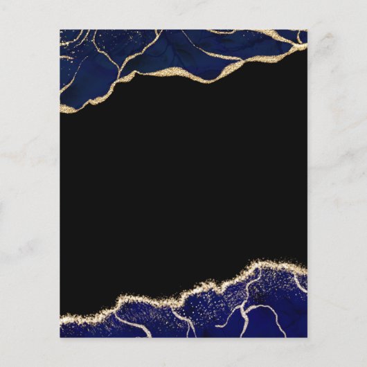 Budget Agate Abschluss 2023 Navy Blue Gold (Rückseite)