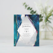 BUDGET AGATE GRADULATION Party lädt Glitzer Glam e (Stehend Vorderseite)