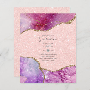 BUDGET AGATE GRADULATION Party lädt Glitzer Glam e