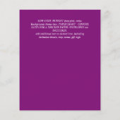 BUDGET AGATE GRADULATION Party lädt Glitzer Glam e Flyer (Hinten)