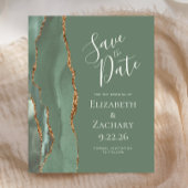 Budget Agate Sage Green Gold Hochzeit