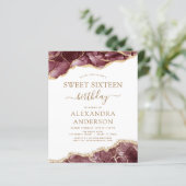 Budget Agate Sweet 16 Burgundy Gold (Stehend Vorderseite)