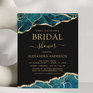 Budget Agate Turquoise Brautparty Aquamarin Gold