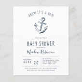 Budget Ahoy! Das ist ein Junge! Kinderdusche (Vorderseite)