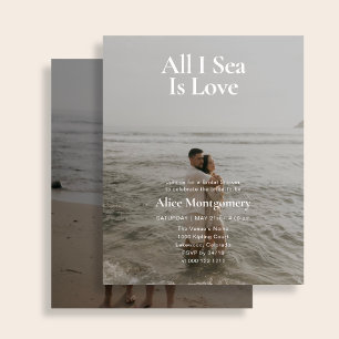 Budget All I Sea is Love 2 Foto Brautparty Flyer