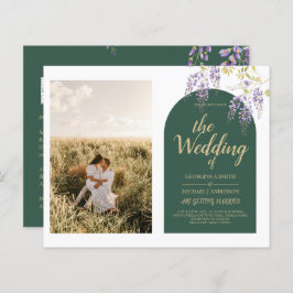 Budget All-in1 FOTO Wedding Wisteria QR Code INV