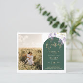 Budget All-in1 FOTO Wedding Wisteria QR Code INV (Stehend Vorderseite)