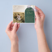 Budget All-in1 FOTO Wedding Wisteria QR Code INV Flyer (Gruppe)