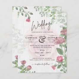 Budget All-in-1 Dusty Pink Roses Floral Wedding