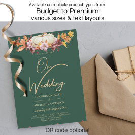 BUDGET All-in-1 Herbst Pumpkin Green Gold Wedding