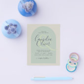 BUDGET All-in-1-Hochzeitsskript Ampersand Arch Flyer (Einzeln)