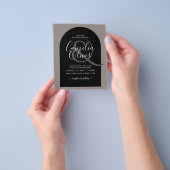 BUDGET All-in-1-Hochzeitsskript Ampersand Arch Flyer (Gruppe)