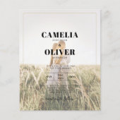 Budget All-in-1 Rustic Terracotta GOLD Wedding (Vorderseite)