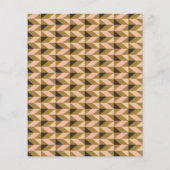 Budget All-in-One Art Deco Gold Hochzeit Einladung (Rückseite)