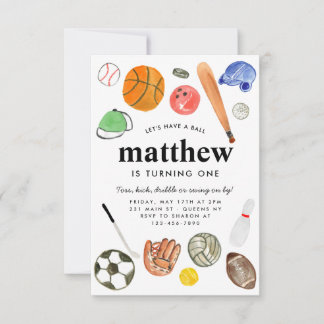 Budget Alle Star Sports Balls Team Kinder Junge Ge Mitteilungskarte