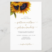 Budget alles in einem Foto Details Hochzeitseinlad Flyer (Vorne)